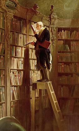 Bookworm (1850), Carl Spitzweg